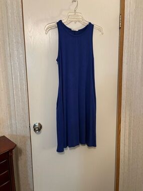 Reborn J Royal Blue Sleeveless Midi Dress